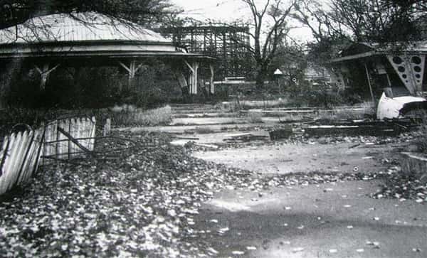 Vintage photo of park