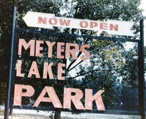 Mayers Lake Park Sign