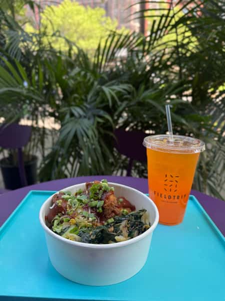 Bowl mixed variation with drink Fieldtrip