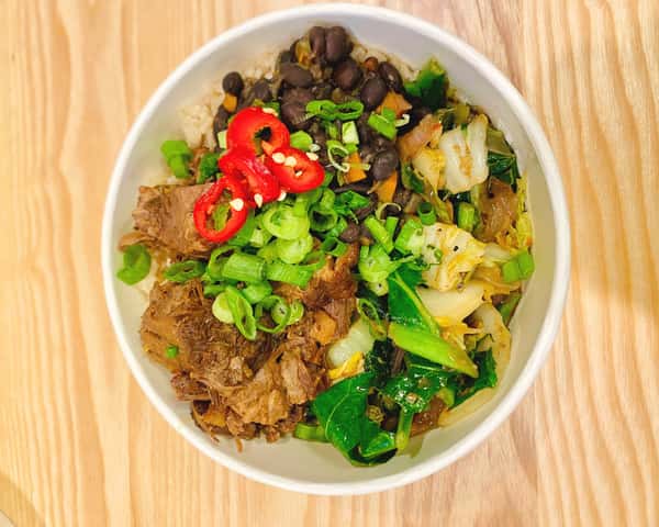Bowl mixed braised beef Fieldtrip