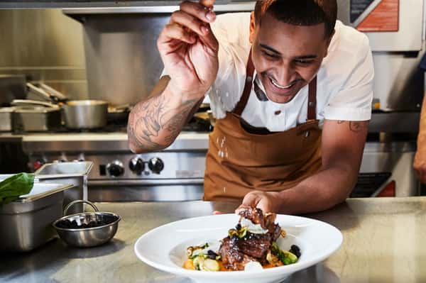 Chef JJ at Fieldtrip restaurant