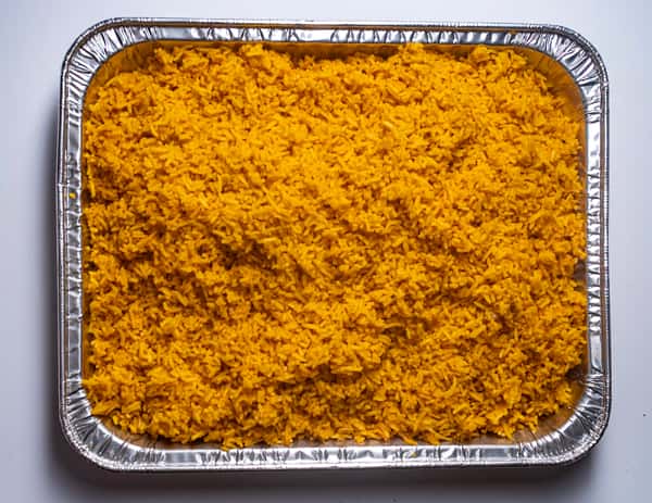 Pan of Jollof Basmati Rice