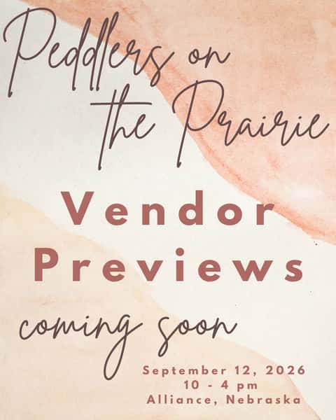 🌾✨ VENDOR PREVIEWS ARE COMING! ✨🌾
We’re officially getting closer to Peddlers on the Prairie, which means it’s almost time to start introducing you to the amazing vendors who will be joining us! 🛍️🤎
We have some of your favorite returning vendors AND some exciting new vendors this year, and we can’t wait for you to see what they’re bringing! 👀
Over the next few days, we’ll be sharing vendor previews so you can start making your shopping list, finding new favorites, and getting excited for the big day! 🛒✨
📅 Saturday, September 12, 2026
⏰ 10 AM–4 PM
📍 Alliance, Nebraska
Who are you hoping to discover at Peddlers this year?! 👇
Make sure you’re following the Peddlers on the Prairie event page so you don’t miss a single vendor preview or event update!
🌾 Shop • Sip • Eat • Enjoy 🌾
#PeddlersOnThePrairie #VendorPreview #ShopLocal #AllianceNE #SmallBusiness ShopSipEat PeddlersIsComing