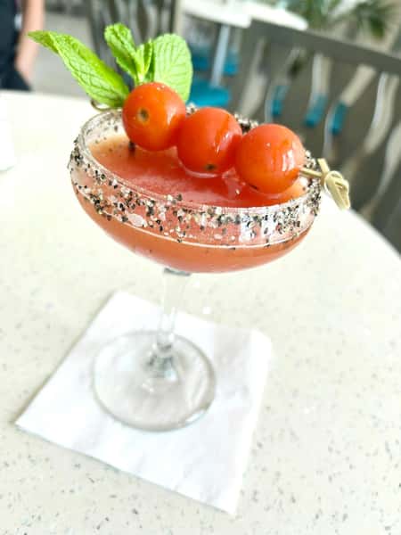 Tomato Tini w.lime.basil