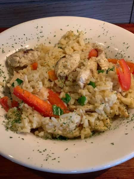 Chicken and carrot risotto