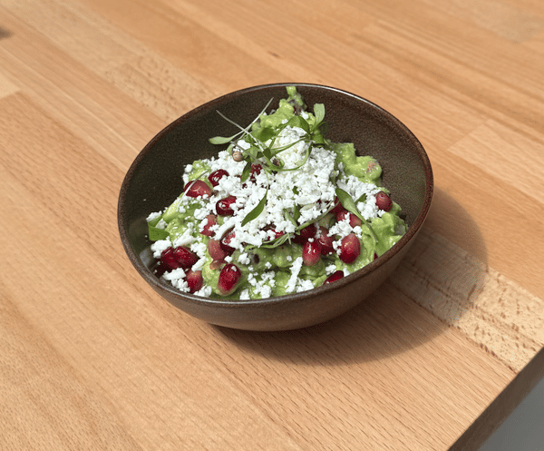Pomegranate guacamole
