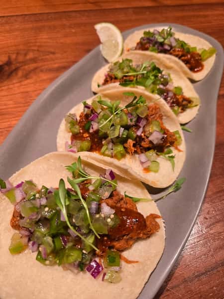T4S Lamb Barbacoa Tacos