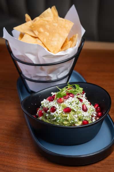 Pomegranate guacamole