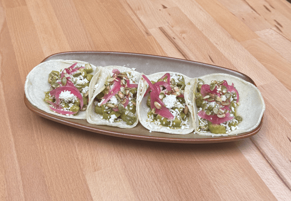 Poblano Squash Tacos