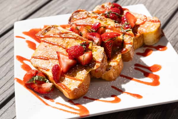 Strawberry Basil French Toast