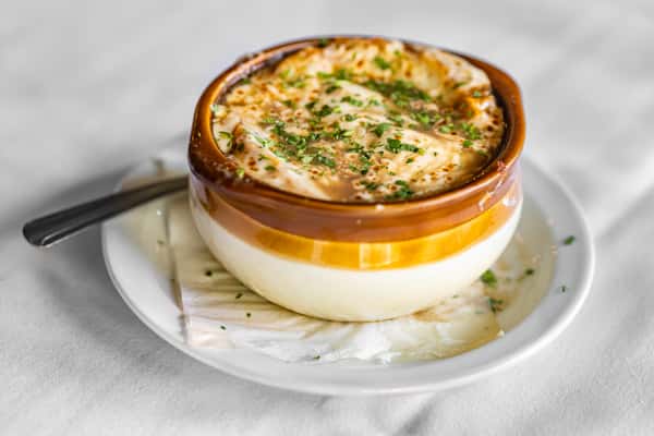 onion soup bowl