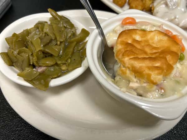 Chicken pot pie Light
