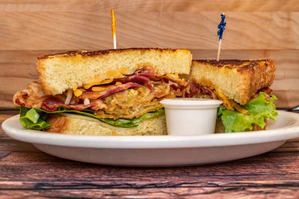 Fried Green Tomato BLT cheese