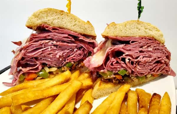 Corned Beef or Pastrami Philly
