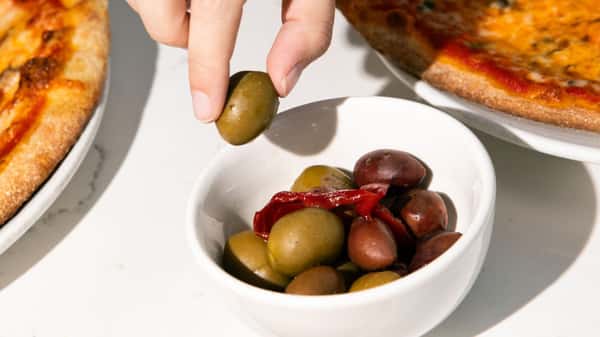 mixed olives