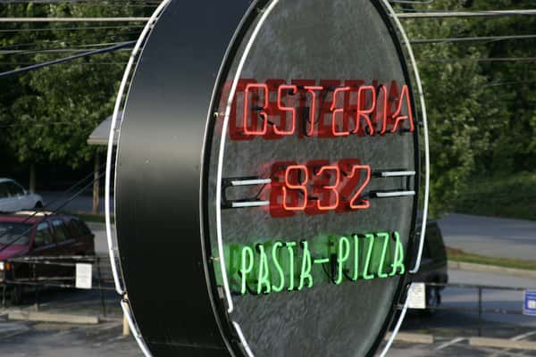 Osteria 832 Virginia Highland Atlanta Atkins Park street sign