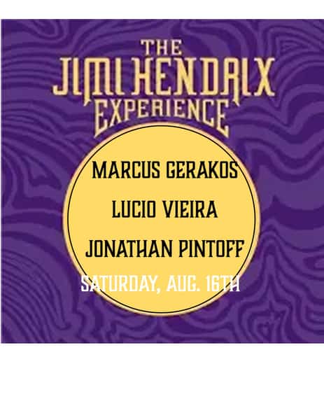 MARCUS PLAYS HENDRIX FRONT ROOM SEATING AUGUST 16th