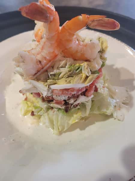 CRAB & SHRIMP COBB TOWER LUNCH ENTREES Jojo's Hideaway American