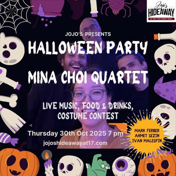 MINA CHOI QUARTET BACK ROOM SEATING OCTOBER 30th