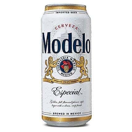 Modelo, 16oz can beer, 4 pack (4.4% ABV)