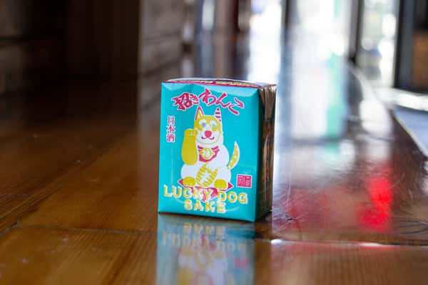 Lucky Dog Sake, 180ml sake (13.2% alcohol by volume)