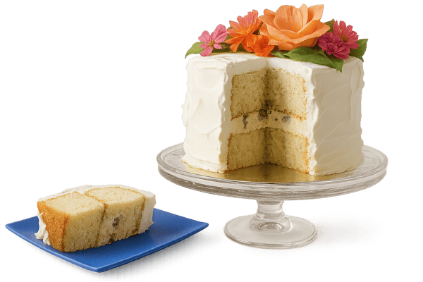 Strawberry and Banana Cake