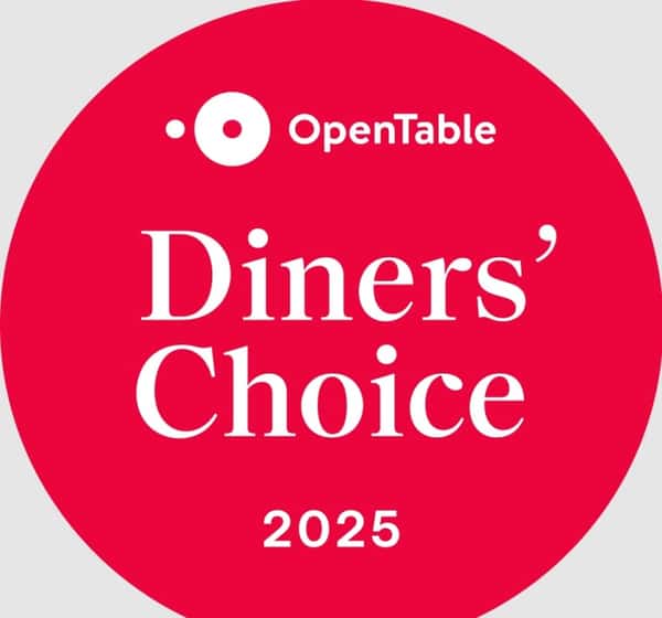 OpenTable Diners choice Award
