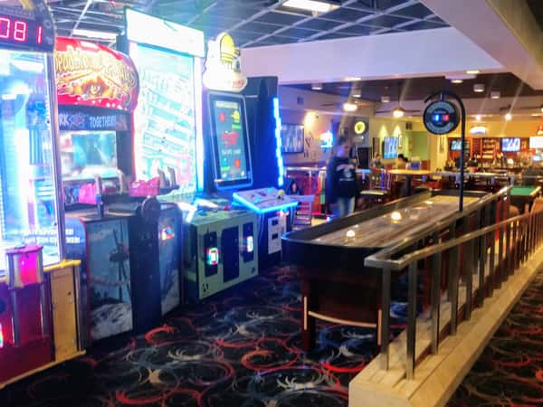 shuffleboard table and other arcade games