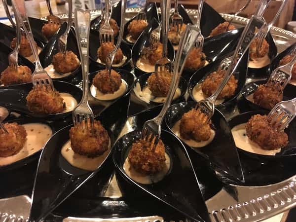 Salmon cake bites