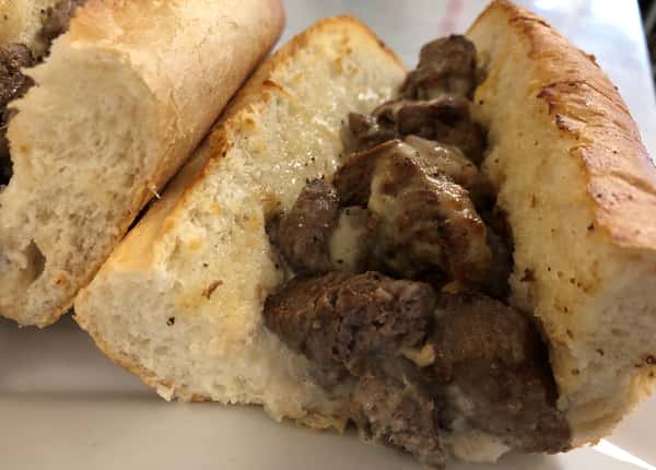 Tender Shoulder Meat in House Marinade with Provolone.