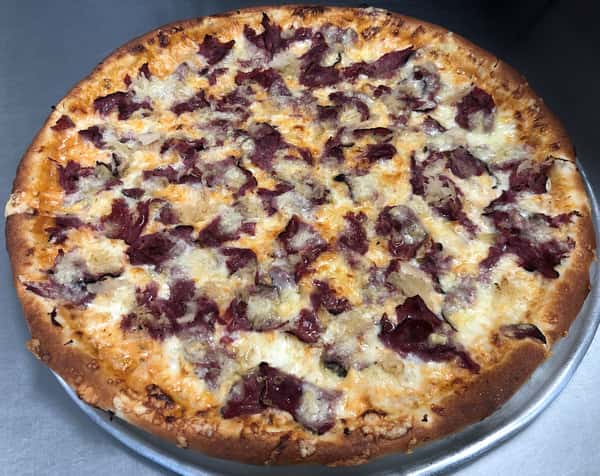 Reuben Pizza