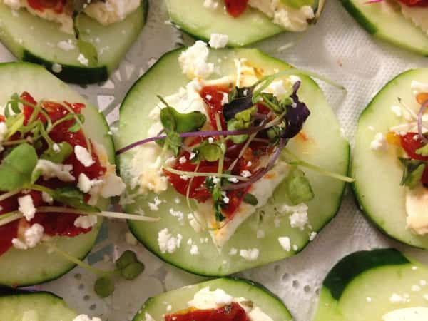 cucumber rounds