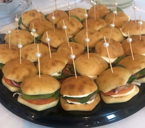 mini ciabatta sandwiches