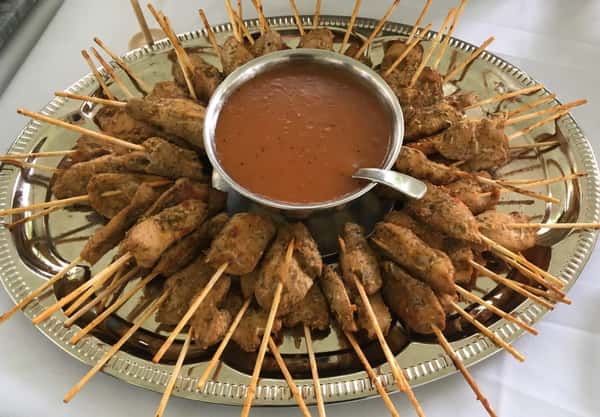 chicken satay skewers