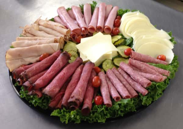 Meat and cheese platter