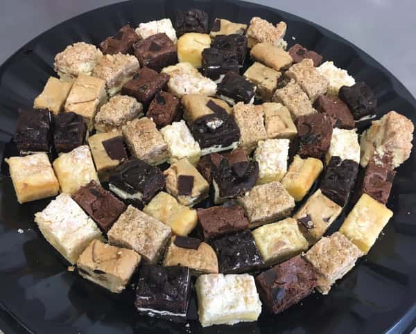 assorted catering desserts
