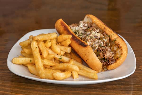 Philly Cheese Steak w/Fries