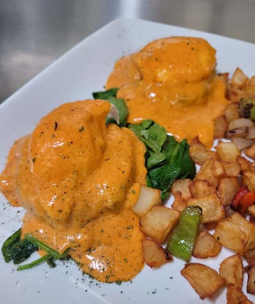 Zola's Crab Cake Benedict