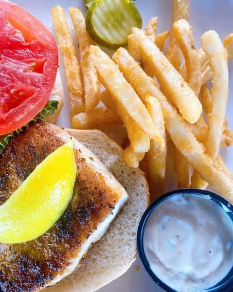 Blackened Mahi Sandwich