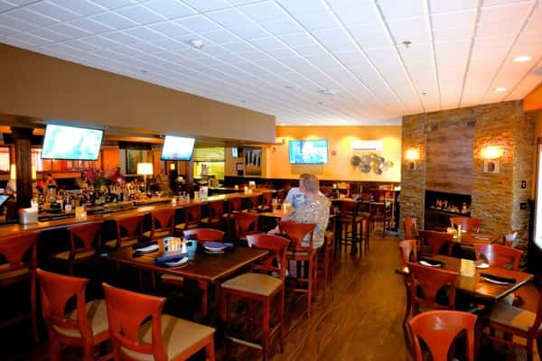 customers sitting at tables