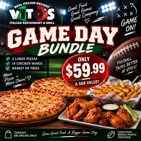 Game Day Bundle (SUNDAYS ONLY)