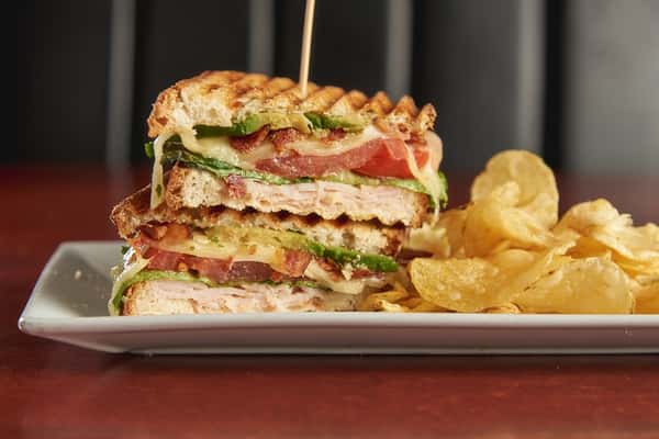 Turkey Avocado BLT Panini