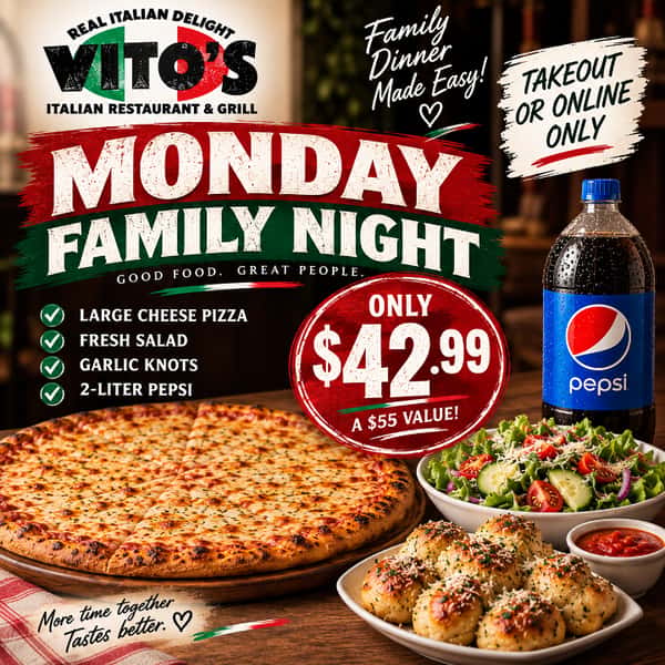 Family Meal Bundle (MONDAYS ONLY)