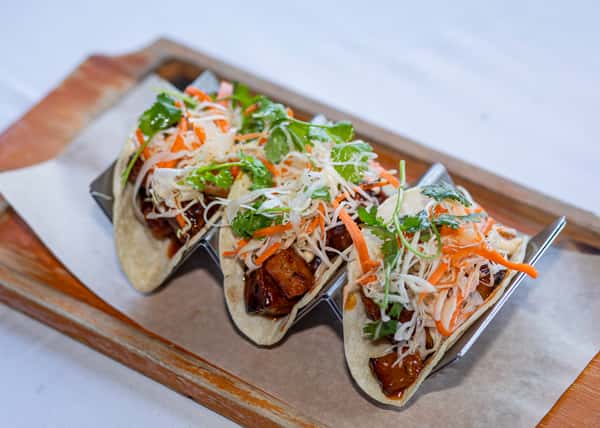Korean Pork Belly Tacos
