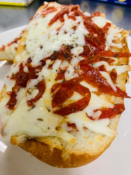 Classic Pepperoni French Bread Pizza - Menu - The Wheelhouse St. Pete