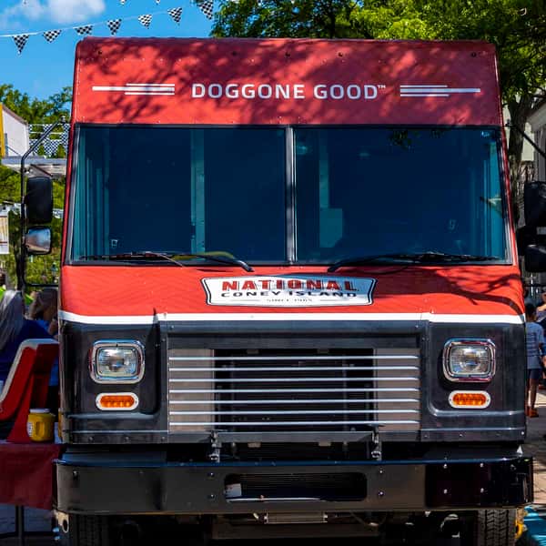 Front of the National Coney Island Food Truck