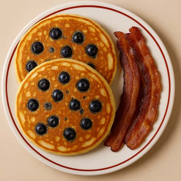 Kid Blueberry Pancakes