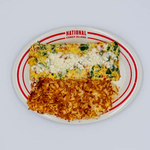 Spinach, Tomato & Feta Omelet