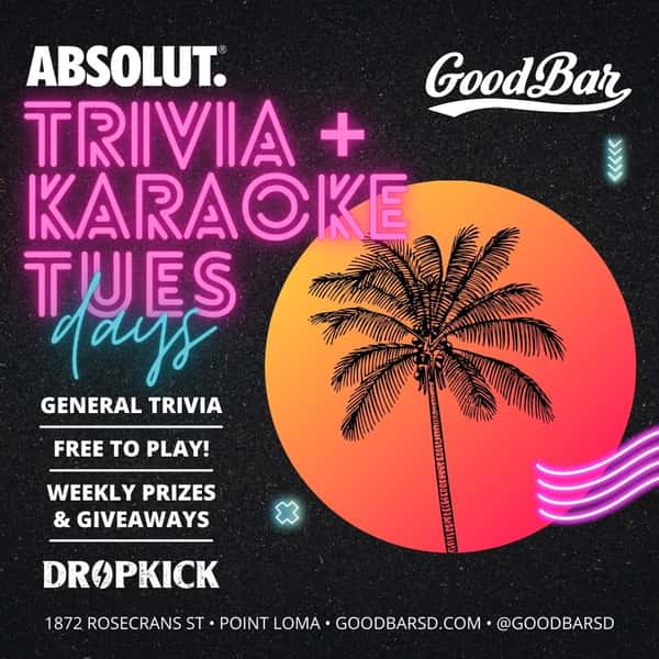 GoodBar Trivia and Karaoke Tuesdays