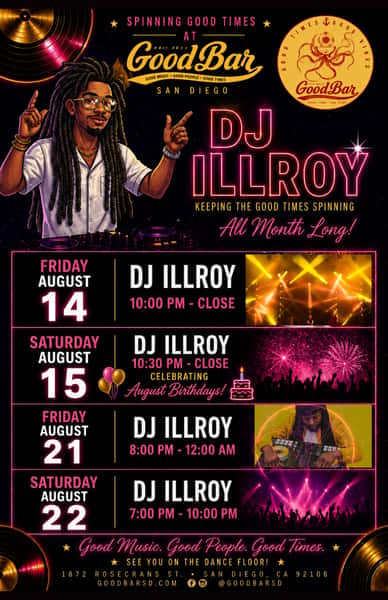 DJ Illroy schedule